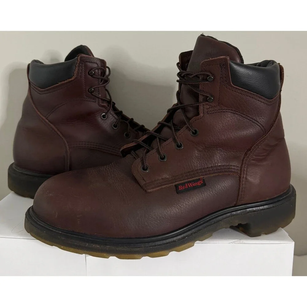 Red Wing 606 USA Union Made Men's Supersole 2.0 EH Soft Toe Work Boots Size 11